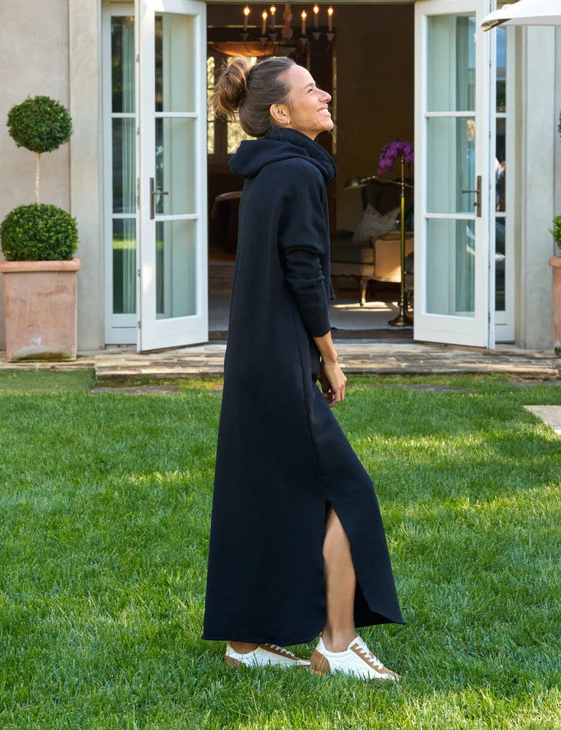 FINAL SALE Frank & Eileen James Hooded Maxi Dress | British Royal