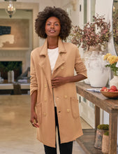 Load image into Gallery viewer, Frank & Eileen Belfast Trench Sweatshirt Trench Coat | Camel