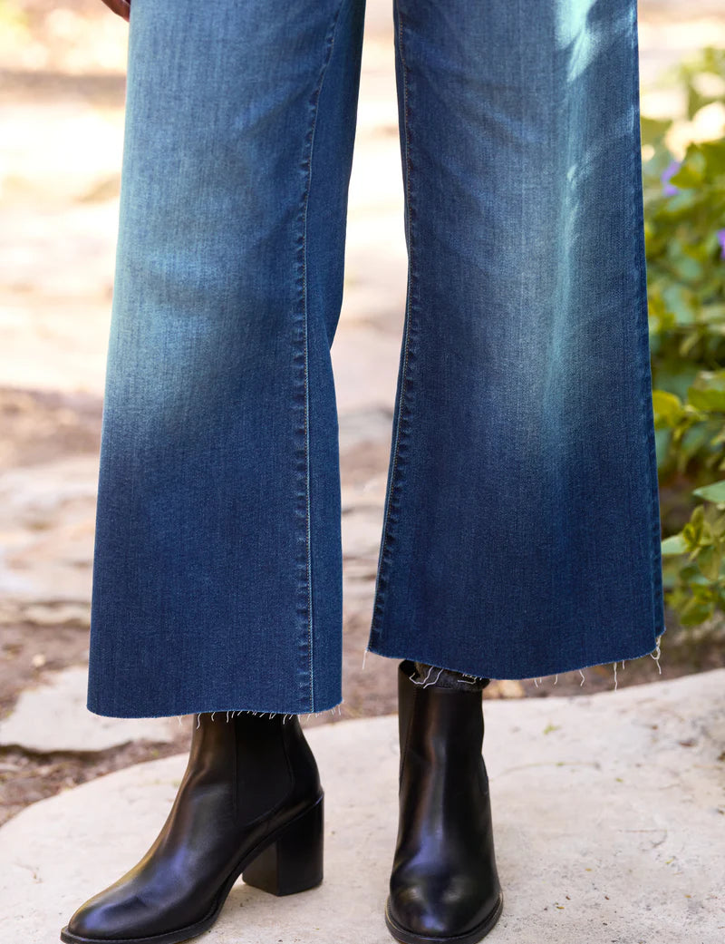Frank & Eileen - East Galway Full Length Wide Leg Jean - 1999 Blue Wash main image 0
