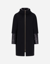 Load image into Gallery viewer, Herno Coat In Luxury Wool & Nylon Ultralight | Black