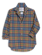 Load image into Gallery viewer, Frank & Eileen | Eileen Relaxed Button-Up Shirt Shirt Orange, Green, Blue Plaid Flannel