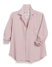 Load image into Gallery viewer, Frank & Eileen | Eileen Relaxed Button-Up Shirt Pink Houndstooth Italian Cashmere Touch Flannel