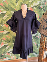 Load image into Gallery viewer, Fitzroy &amp; Willa Soleil Mini Dress | Navy