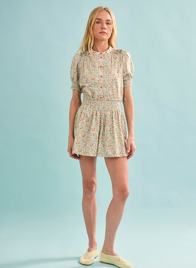 Hunter Bell Jemma Short | Liberty London Coral Cat & Kate Boutique Hunter Bell Jemma Short | Liberty London Coral Cat & Kate Boutique