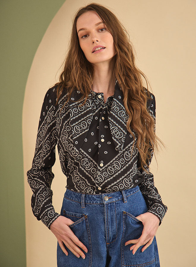 FINAL SALE Hunter Bell Frances Top | Aces Wild Black – Cat & Kate