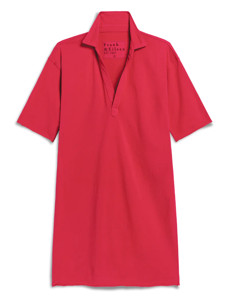 frank and eileen red dress Frank & Eileen Mini EMMA Cherry, Vintage Jersey Red XS