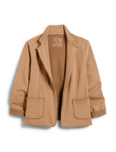 Load image into Gallery viewer, Frank & Eileen Dublin Sweatshirt Blazer | Camel