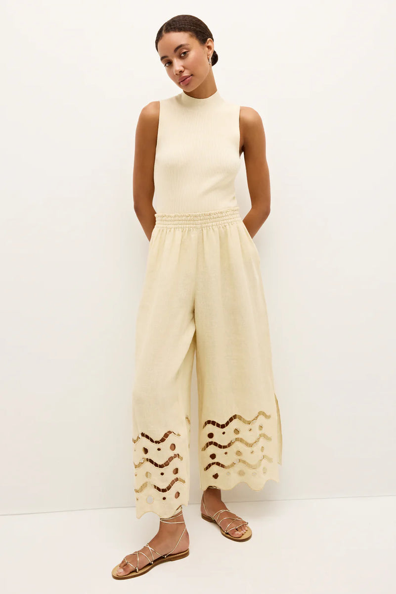 FINAL SALE Marie Oliver Marin Pant | Birch Eyelet – Cat & Kate