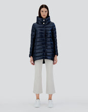 Load image into Gallery viewer, Herno Iconico Amelia A-Line Down Coat | Navy Blue