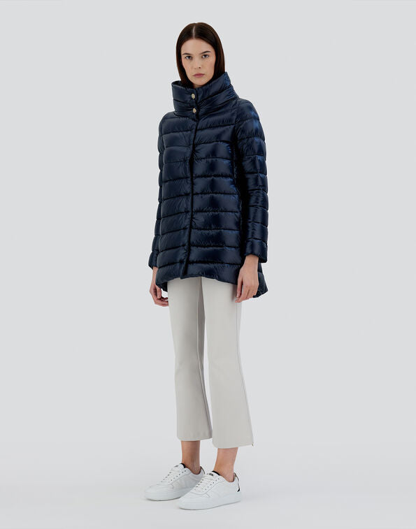 Herno Iconico Amelia A-Line Down Coat | Navy Blue – Cat & Kate
