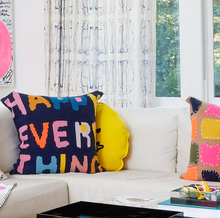 Load image into Gallery viewer, Kerri Rosenthal HAPPY EVERYTHING Sweater Pillow