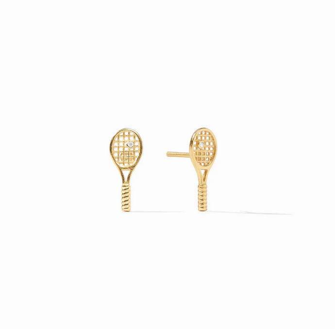 Julie Vos Tennis Racquet Stud Earrings