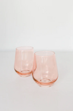 Load image into Gallery viewer, Estelle Stemless Colored Wine Glasses