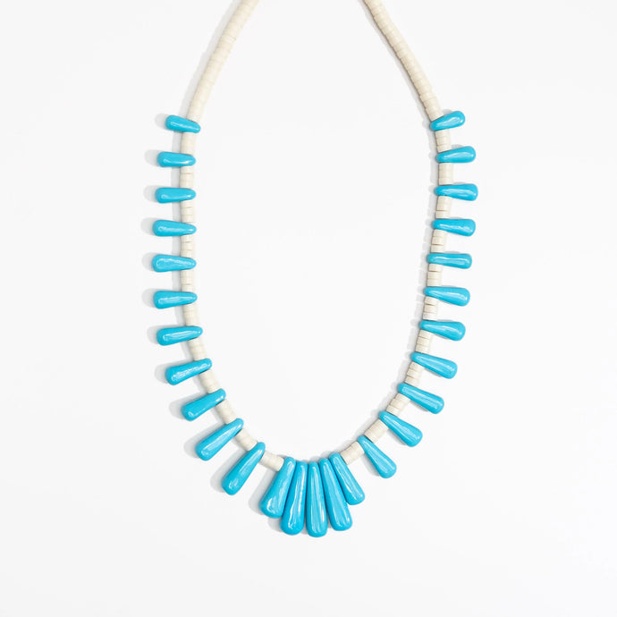 Gather Goods Graduated Turquoise Necklace
