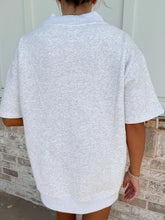 Load image into Gallery viewer, PREORDER Sunkissed Coconut United States Flag Short Sleeve Mock Neck Sweatshirt