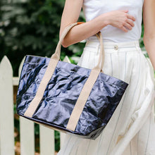 Load image into Gallery viewer, Uashmama Giulia SMALL Carry All Tote Bag | Petrolio Navy