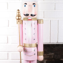 Load image into Gallery viewer, Nutcracker Decorative Christmas Statue | Pink