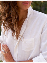 Load image into Gallery viewer, Frank &amp; Eileen | Eileen Washed Linen Button Down | White