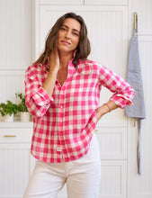 Load image into Gallery viewer, Frank &amp; Eileen | Eileen Relaxed Button Up Classic Linen Pink Check