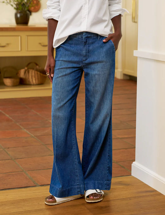 Frank & Eileen West Village NYC Wide-Leg Trouser