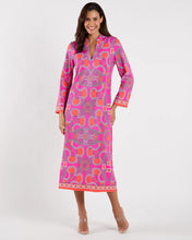 Load image into Gallery viewer, FINAL SALE Jude Connally Devon Dress | Heritage Chains Hot Pink