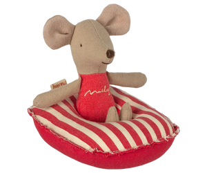 Maileg Rubber Boat~Red Stripe