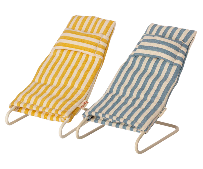 Maileg Beach Chair Set Mouse