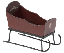 Load image into Gallery viewer, Maileg Sleigh Mouse Red