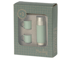 Maileg Thermos and Cups~Mouse~Mint