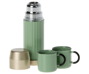 Maileg Thermos and Cups~Mouse~Mint