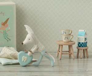 Maileg Table and Stool Set Mouse