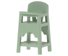 Load image into Gallery viewer, Maileg High Chair Baby Mouse | Mint