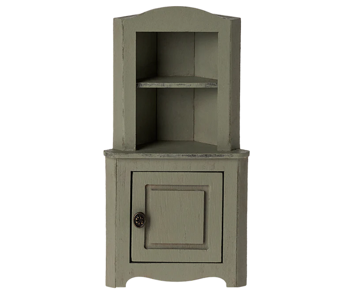Maileg Corner Cabinet,Mouse Light Green