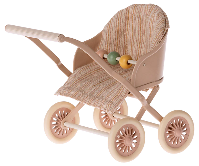 Maileg Stroller Mouse | Rose