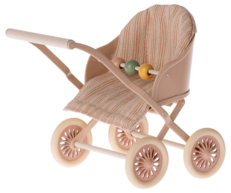 Maileg Stroller Mouse | Rose