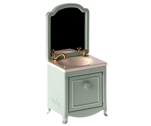 Load image into Gallery viewer, Maileg Sink Dresser Mouse~Mint or Off White