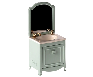 Maileg Sink Dresser Mouse~Mint