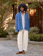 Load image into Gallery viewer, Frank &amp; Eileen | Eileen Jacket Quilted Shirt Jacket | Distressed Indigo Wash