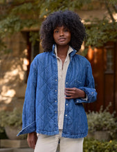 Load image into Gallery viewer, Frank &amp; Eileen | Eileen Jacket Quilted Shirt Jacket | Distressed Indigo Wash