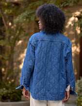Load image into Gallery viewer, Frank &amp; Eileen | Eileen Jacket Quilted Shirt Jacket | Distressed Indigo Wash