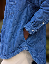 Load image into Gallery viewer, Frank &amp; Eileen | Eileen Jacket Quilted Shirt Jacket | Distressed Indigo Wash