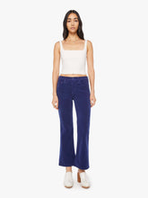 Load image into Gallery viewer, Mother Denim The Bookie Flood | Twilight Blue Chorduroy