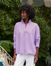 Load image into Gallery viewer, Frank &amp; Eileen Patrick Popover Henley | Heritage Jersey Violet
