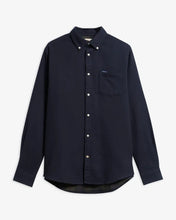 Load image into Gallery viewer, Barbour Men's Buckley Tailored Herringbone Shirt | Navy