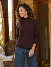 Load image into Gallery viewer, Frank &amp; Eileen Montecito Turtleneck Sweater | Espresso