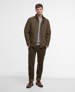 Barbour Men's Shoveler Quilted Jacket | Dark Olive