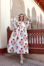 Load image into Gallery viewer, Maison Marigold Taj Maxi Dress | Red Marigold