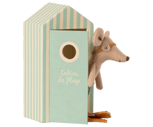 Load image into Gallery viewer, Maileg Beach Mice Big Brother In Cabin De Plage