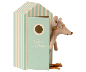 Maileg Beach Mice Big Brother In Cabin De Plage