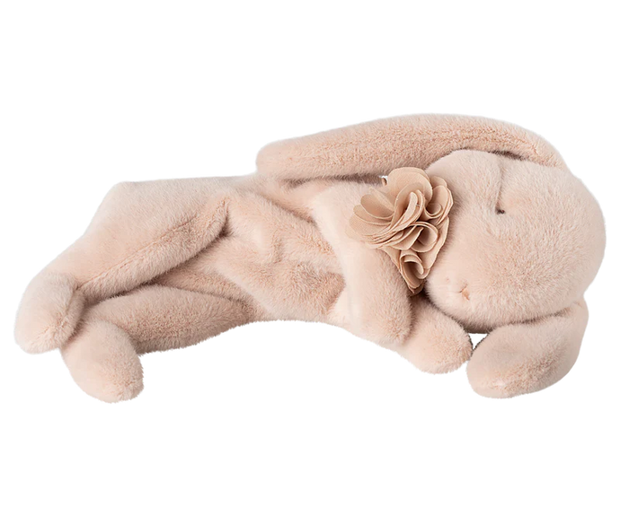 Maileg Sleeping Bunny Plush~Small Powder